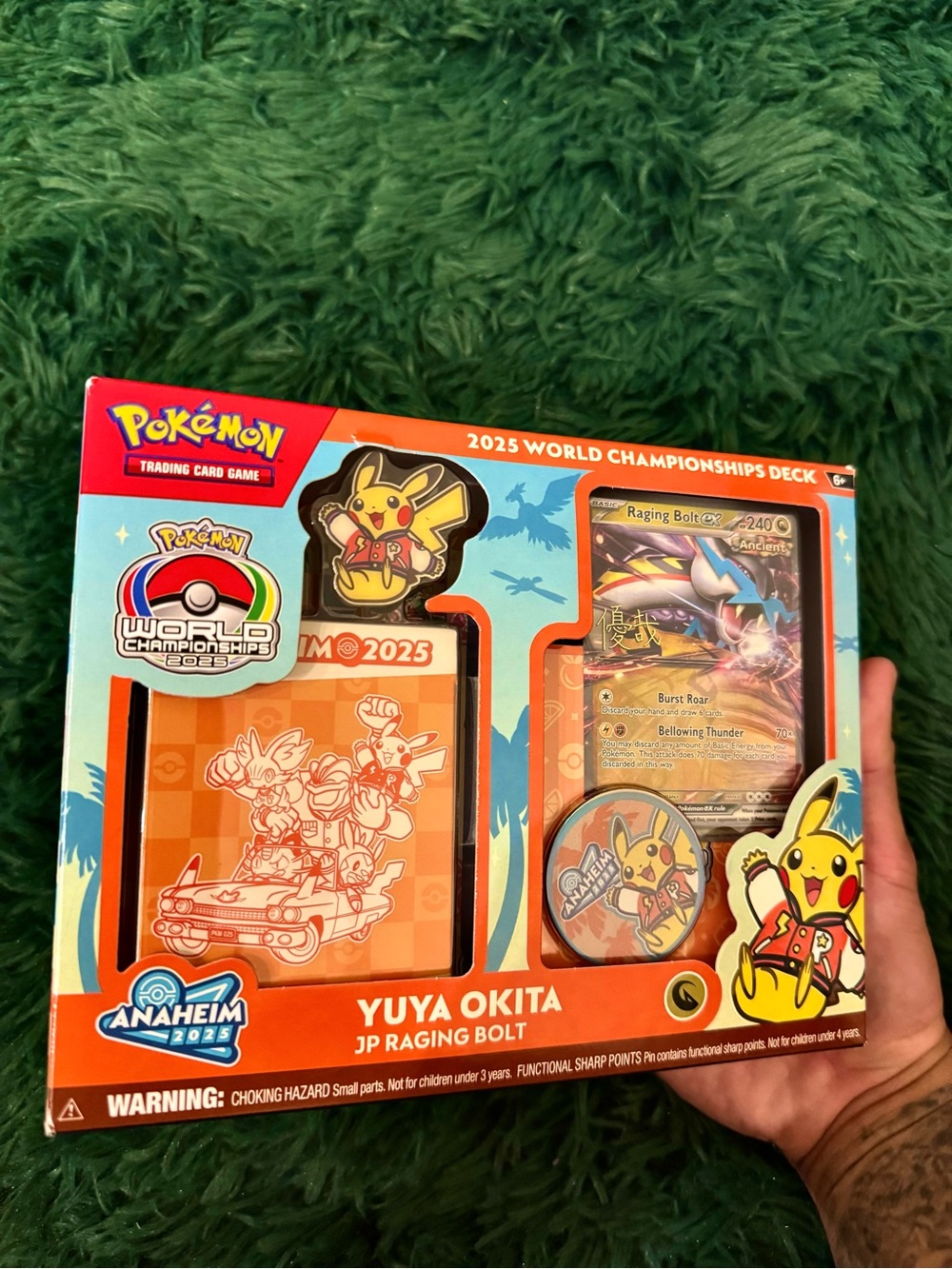 Pokemon 2025 World Championship Deck - Yuya Okita JP Raging Bolt